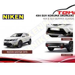 NİSSAN QASHQAİ ÖN ARKA TAMPON KORUMASI 2014-